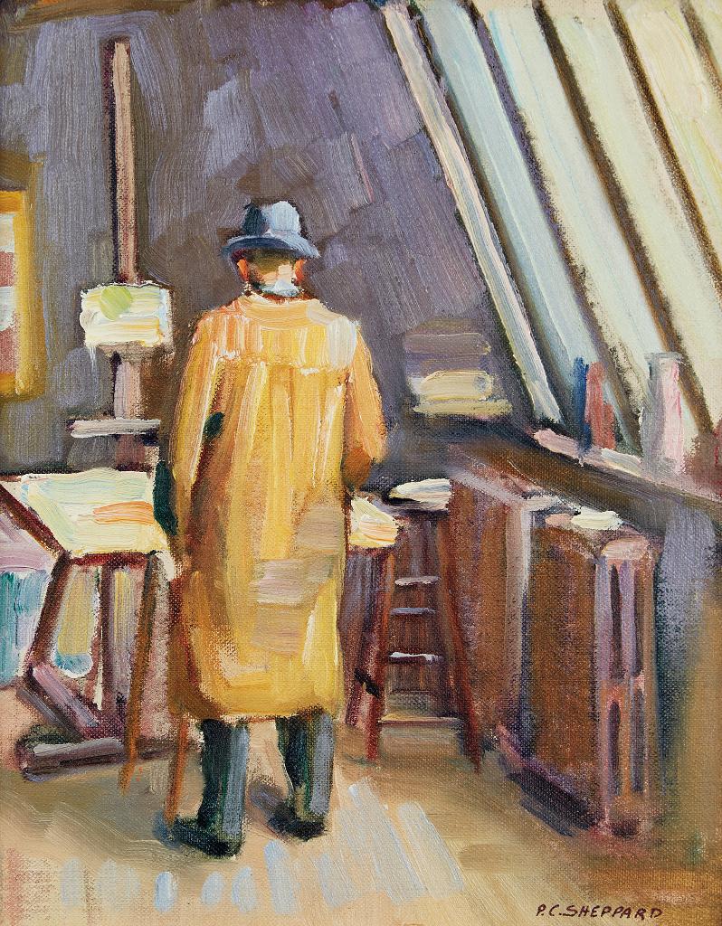 Peter Clapham (P.C.) Sheppard (1882-1965) - In the Artistâ€™s Studio, Bathurst and Bloor