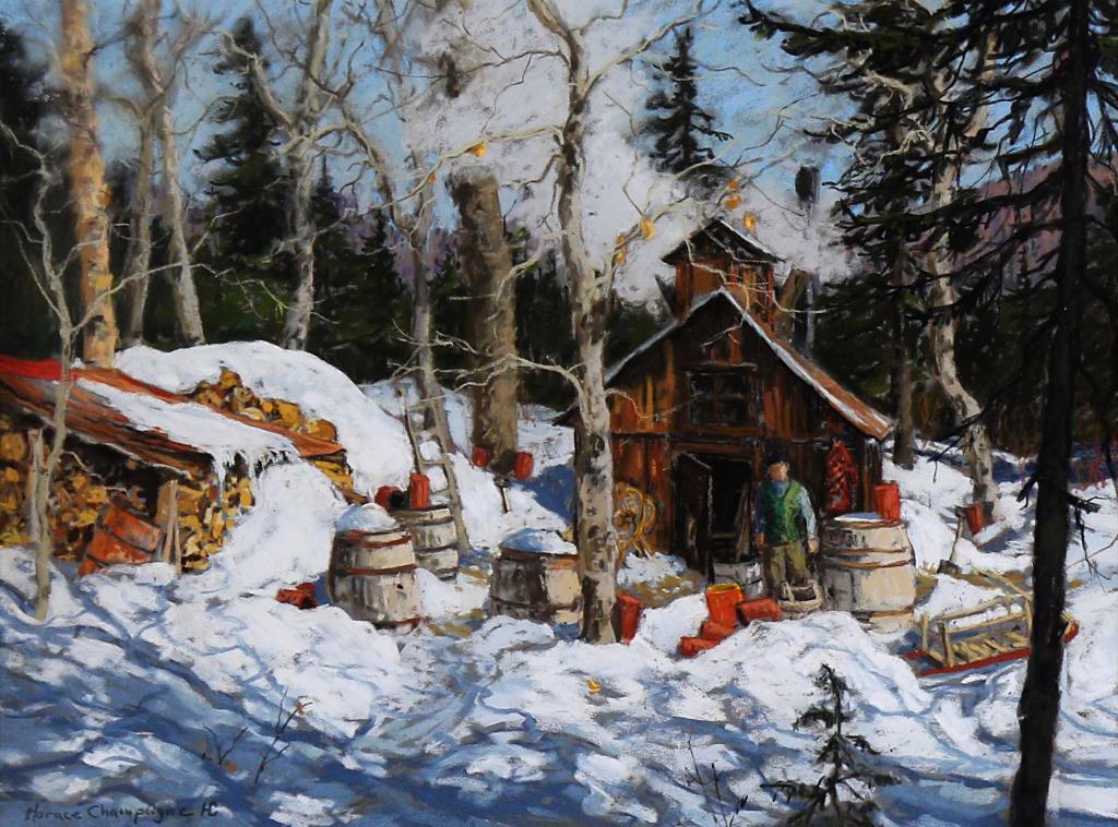 Horace Champagne (1937) - A Hidden Treasure (An Original Sugar Shack, All In The Traditional Way, Petite Riviere St. Francois, Quebec); 2003