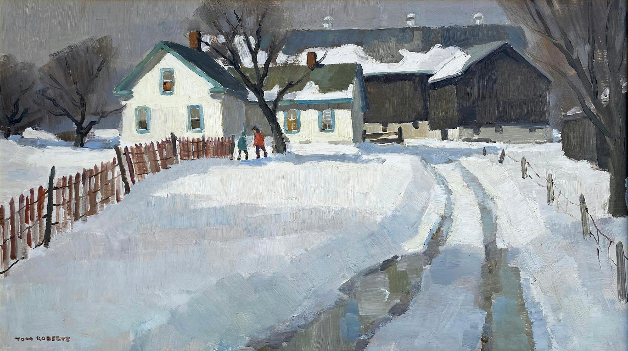 Thomas Keith (Tom) Roberts (1909-1998) - The White Farmhouse