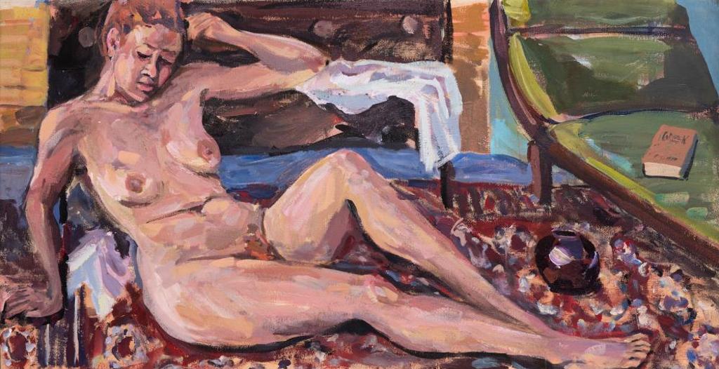 Ken Christopher (1942) - Untitled - Reclining Nude