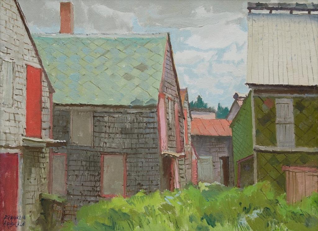George Franklin Arbuckle (1909-2001) - Deserted Fish Drying Houses, Seal Cove, Grand Manan, NB
