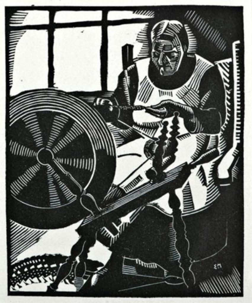 Edwin Headley Holgate (1892-1977) - The Spinning Wheel