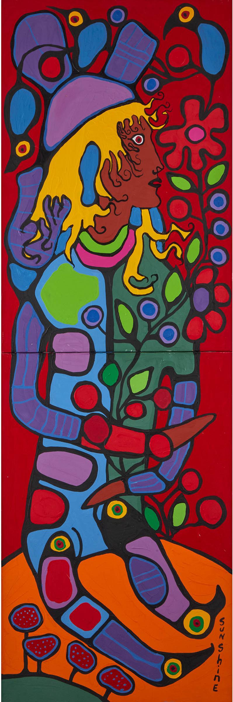 Norval H. Morrisseau (1931-2007) - Sunshine, 1985