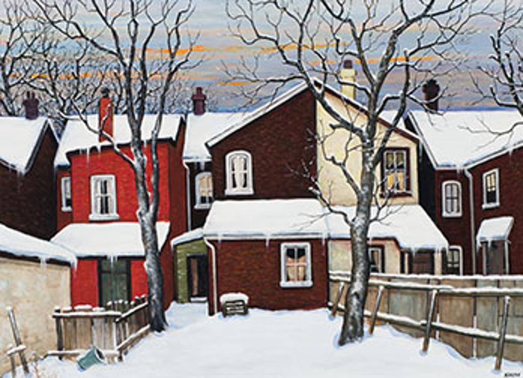 John Kasyn (1926-2008) - After the Snow (Cabbagetown)