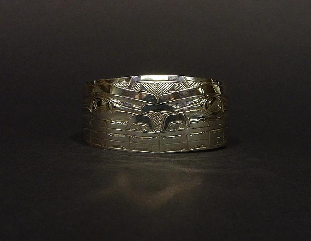 Harold Alfred (1953) - a silver Sculpin design cuff bracelet
