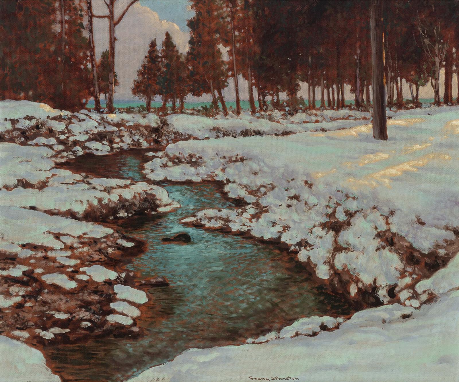 Frank (Franz) Hans Johnston (1888-1949) - An Open Winter