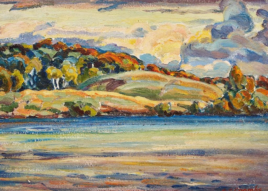 Edith Grace (Lawson) Coombs (1890-1986) - Sunset (Lyrical Autumn), Neighick Lake