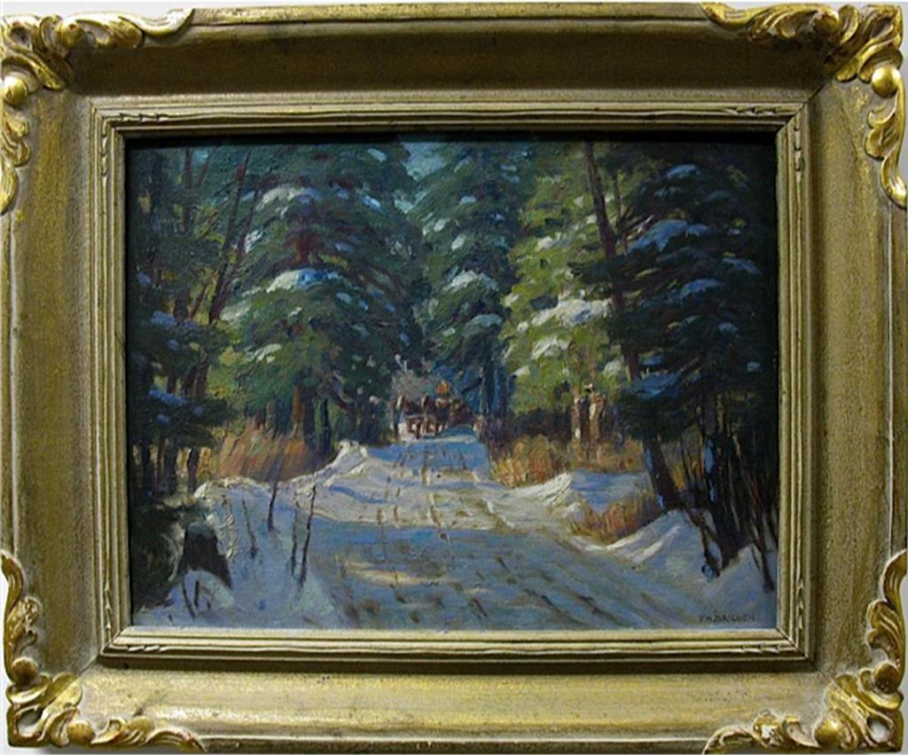 Frederick Henry Brigden (1871-1956) - Roadway,  Winter