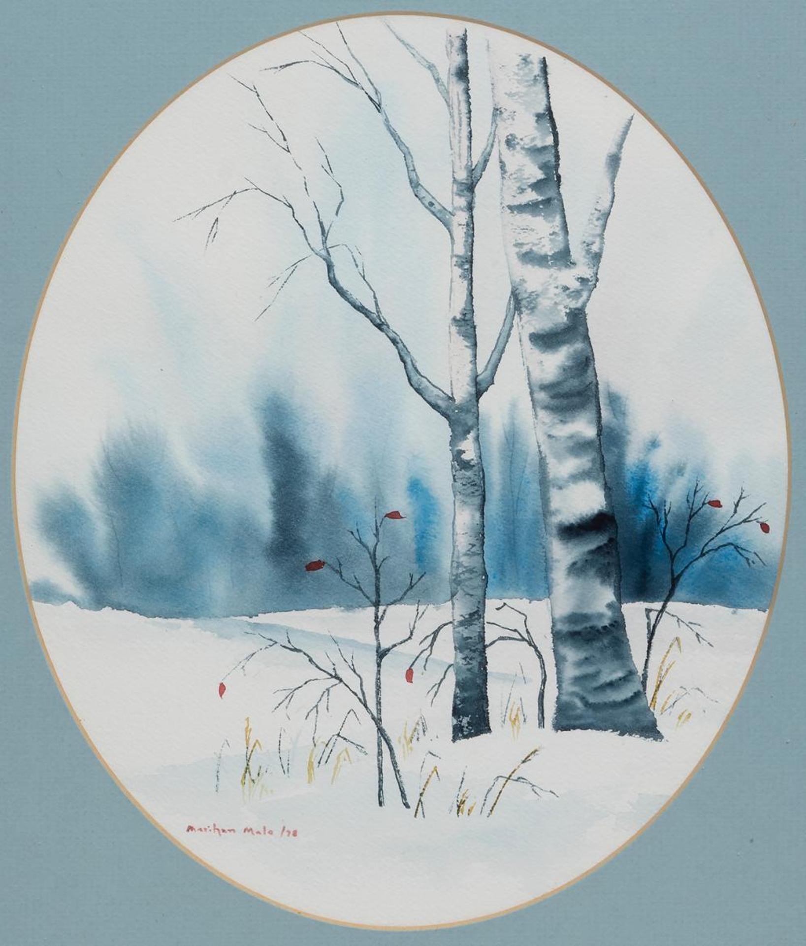 Marilynn Malo - Untitled - Winter Oval