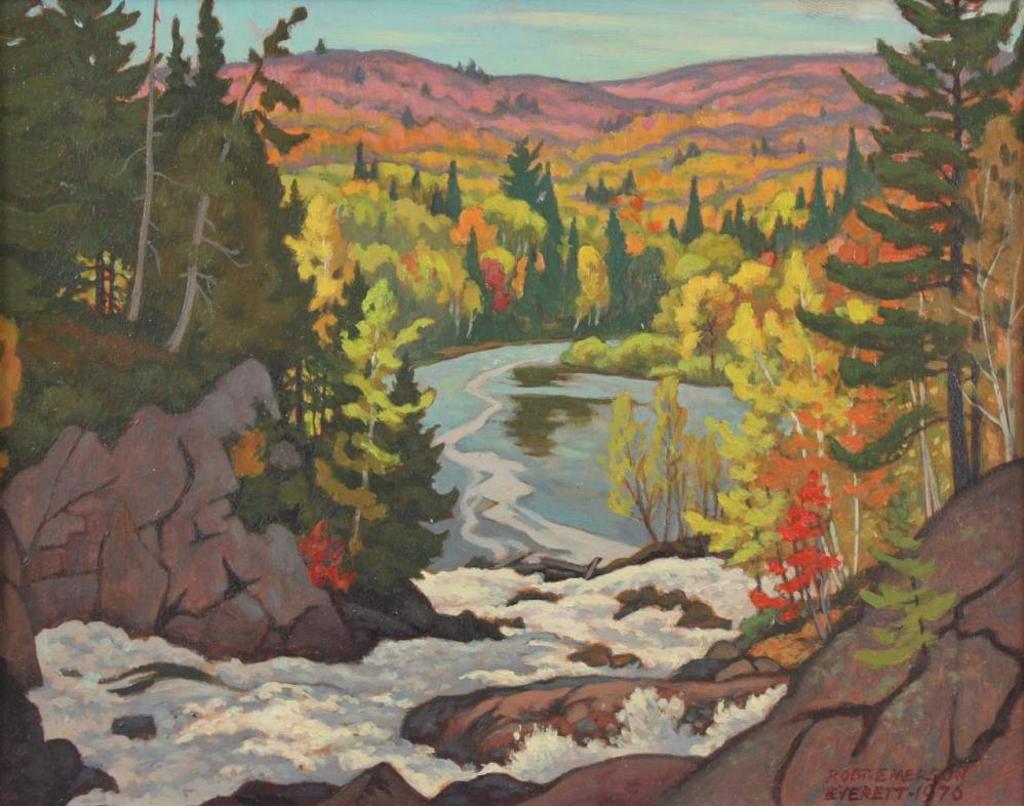 Robert Emerson Everett (1908-1994) - Ragged Falls