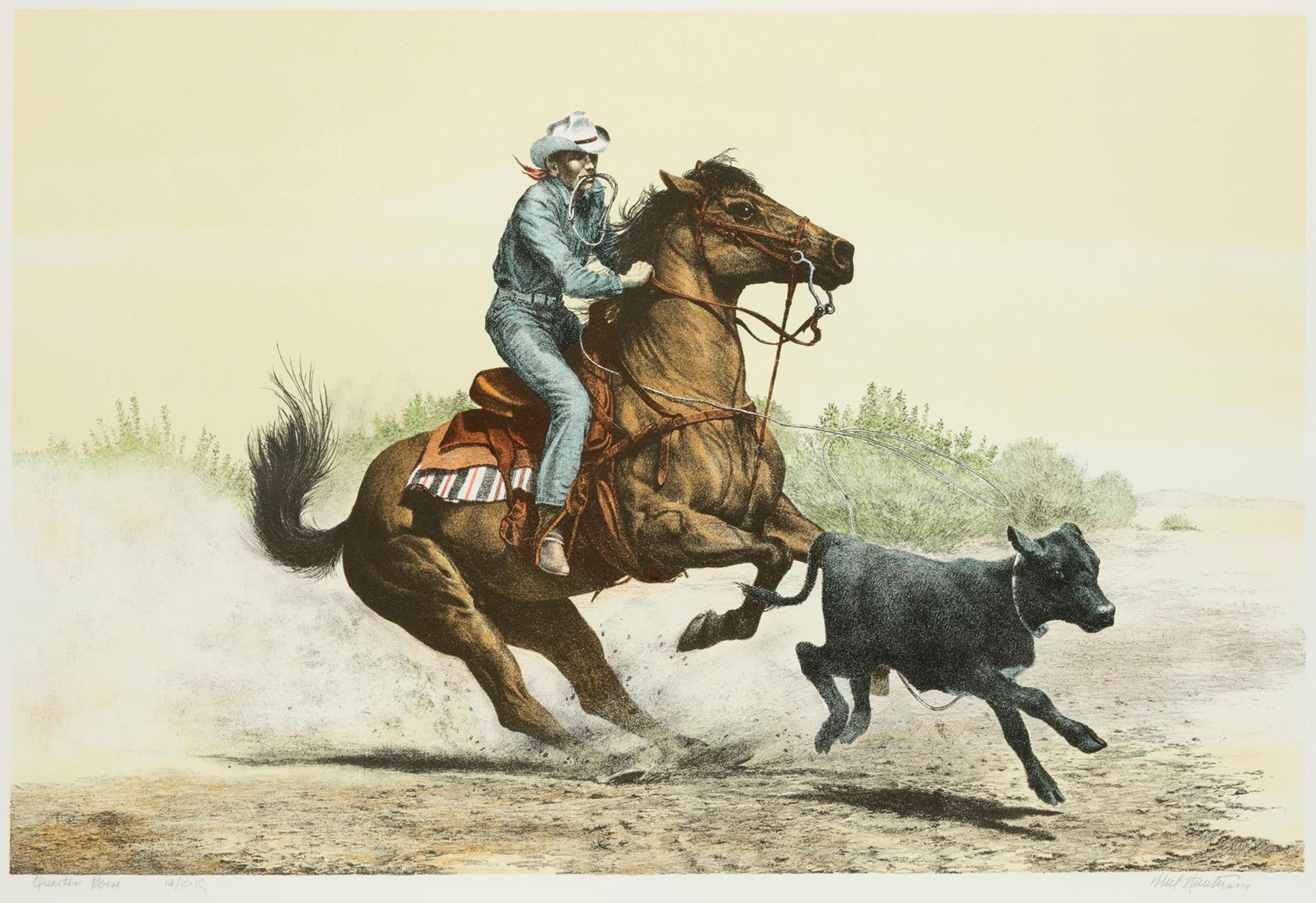 Mel Hunter (1927-2004) - Quarter Horse