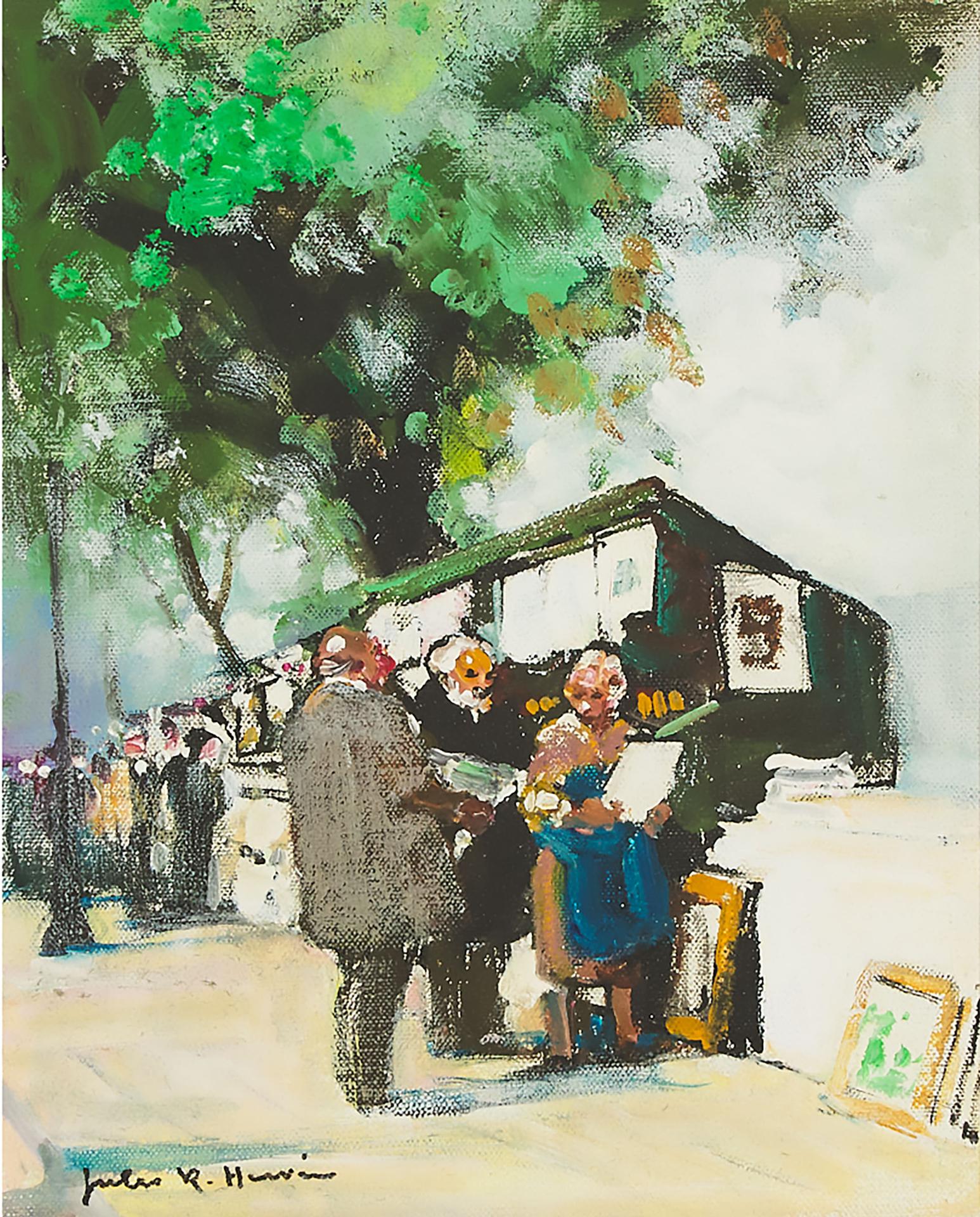 Jules Rene Herve (1887-1981) - Art Vendors, Paris