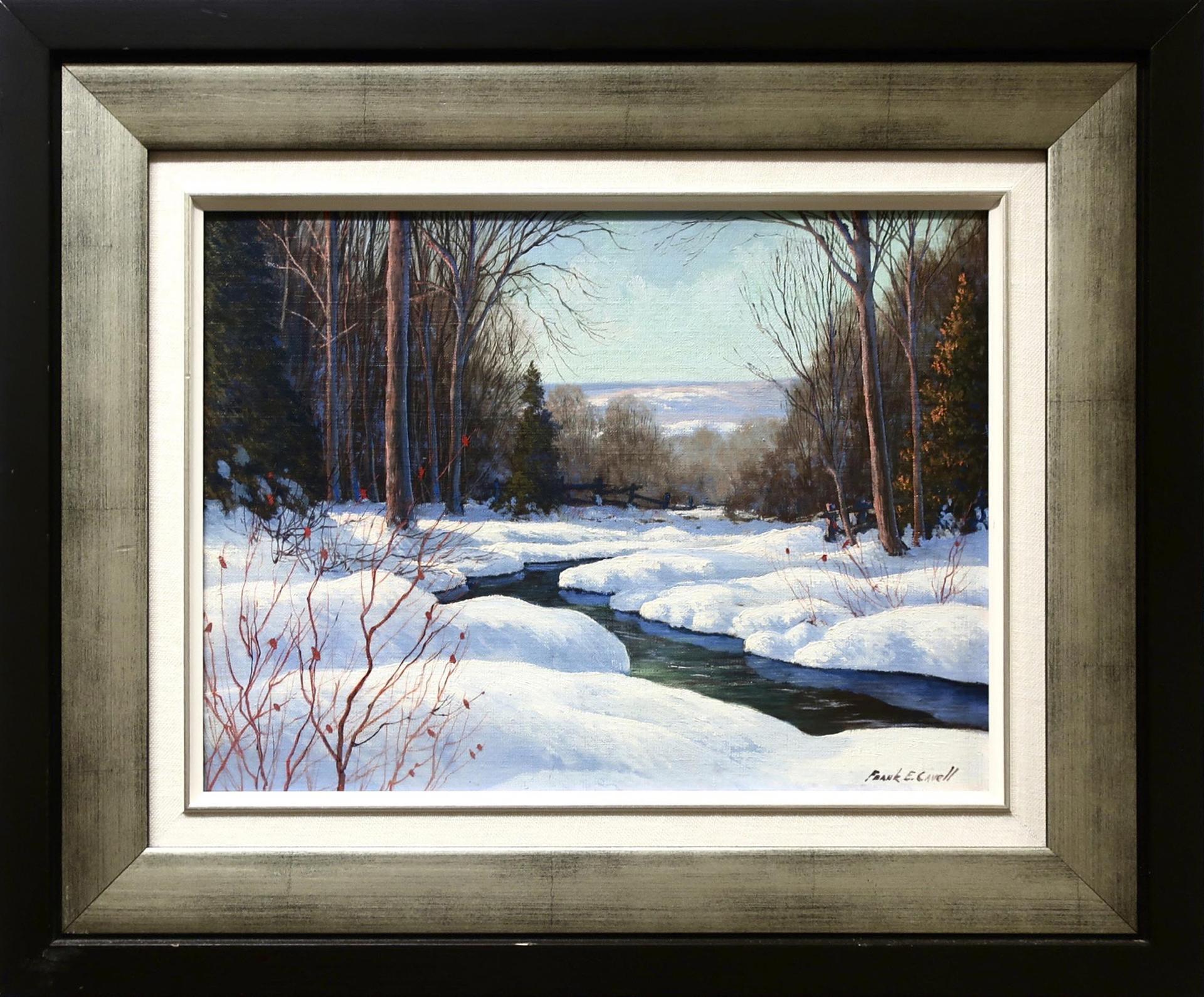 Frank E. Cavell (1909-1980) - Untitled (Winter Creek Study)