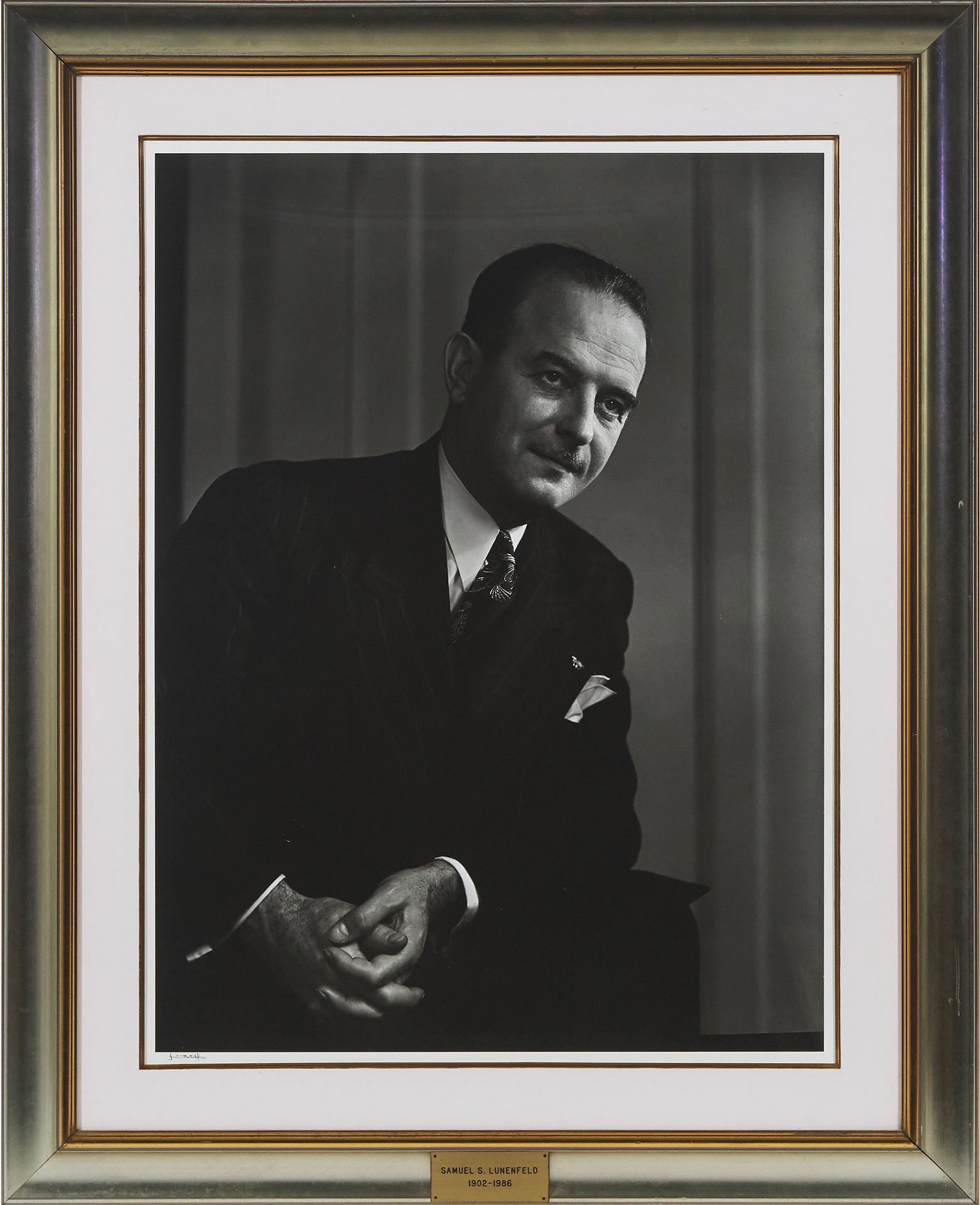 Yousuf Karsh (1908-2002) - Portrait Of Samuel S. Lunenfeld