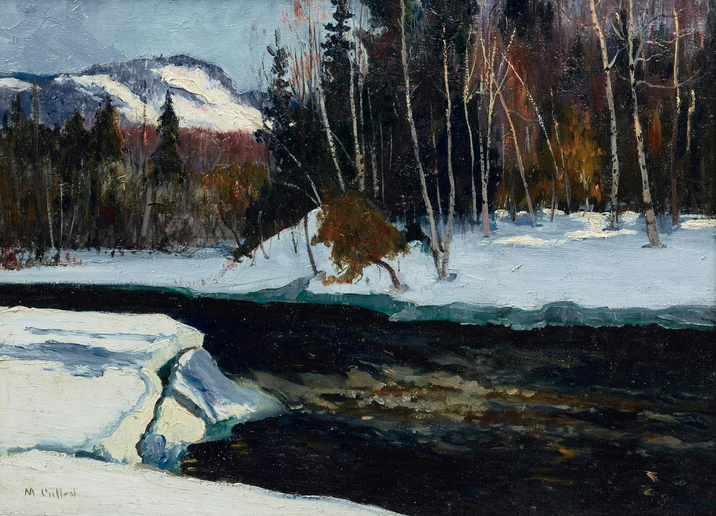 Maurice Galbraith Cullen (1866-1934) - Winter, The Caché River