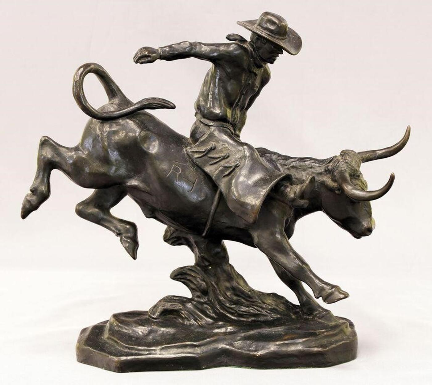 Charles A. (Charlie) Beil (1894-1976) - Longhorn Rider; 1978