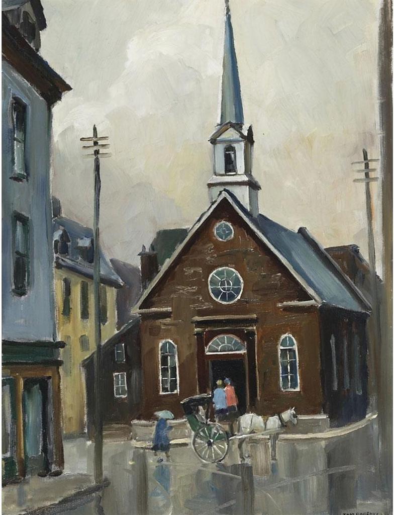 Thomas Keith (Tom) Roberts (1909-1998) - Old Church, Quebec City