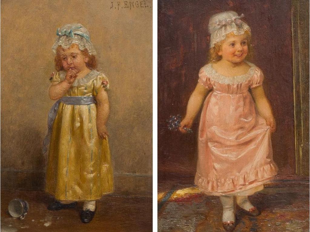 Johann Friedrich Engel (1844-1921) - Two Young Ladies