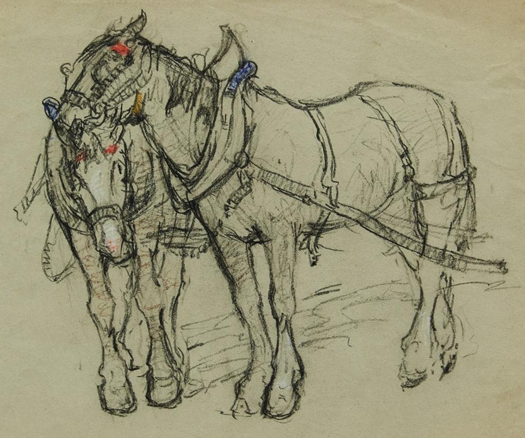 Manly Edward MacDonald (1889-1971) - Two Horses