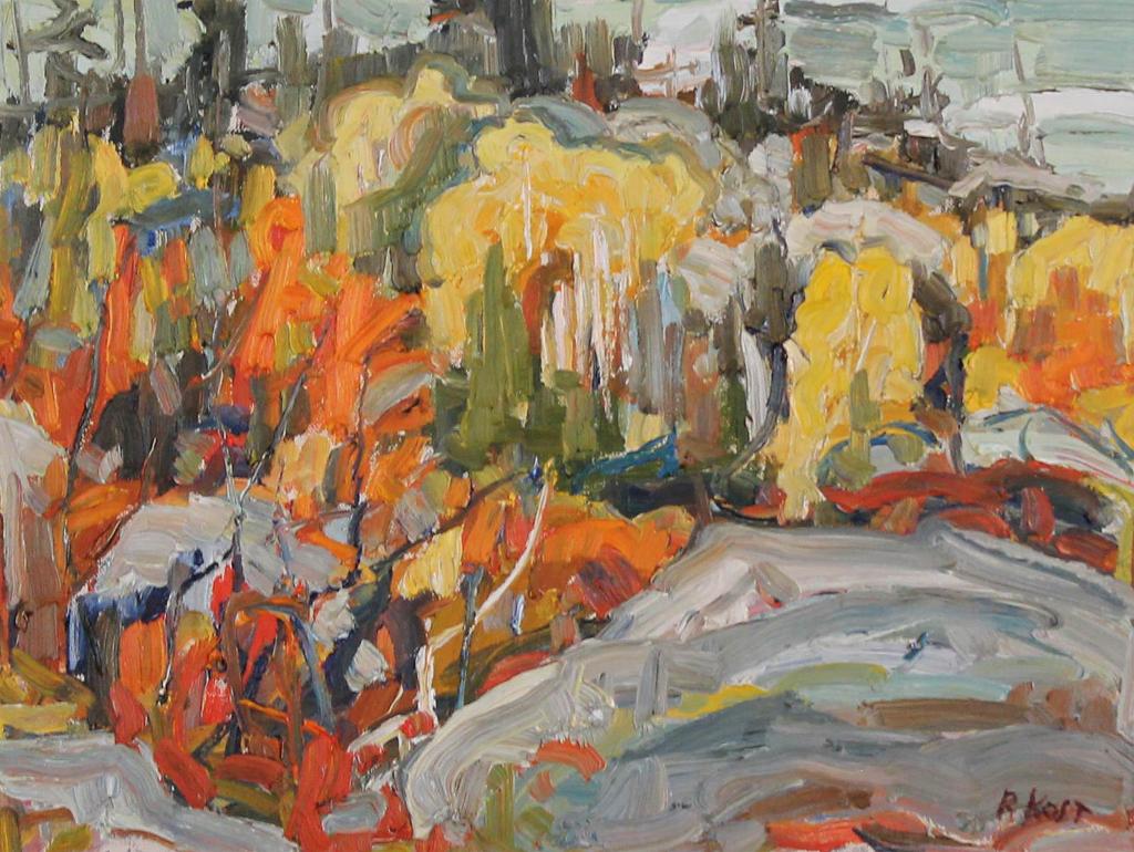 Robert Theodore Kost (1936-2003) - Bird River, The Canadian Shield; 1969