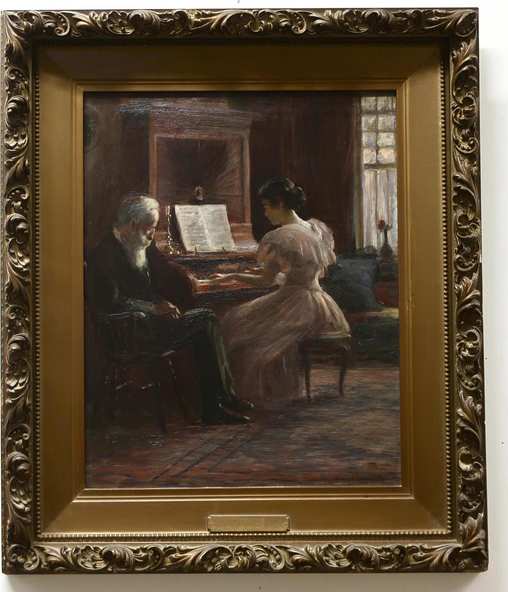 Owen B. Staples (1866-1949) - Untitled (The Recital)