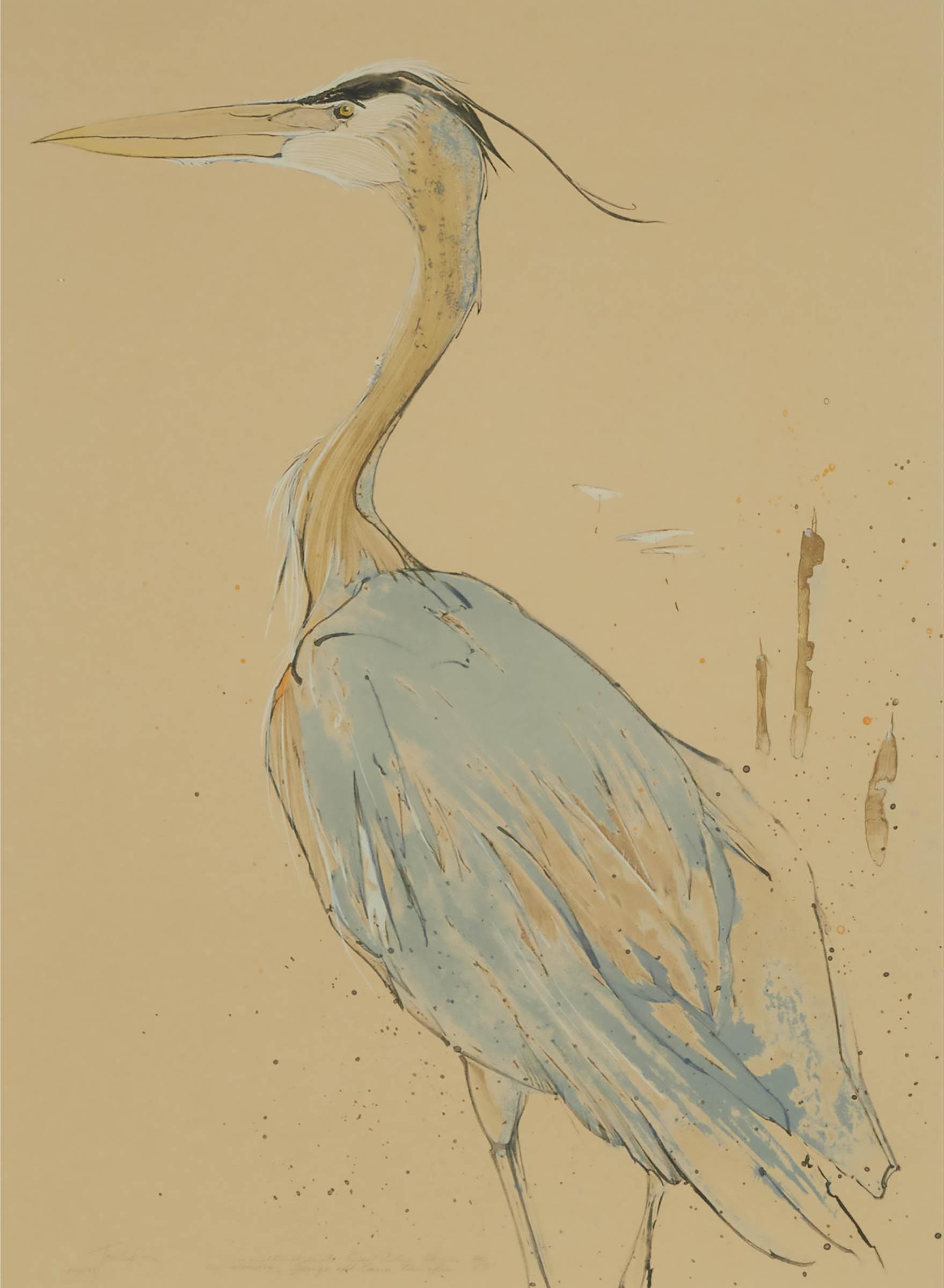 Roy Elwin Tomlinson (1928-2017) - Great Blue Heron (From The 