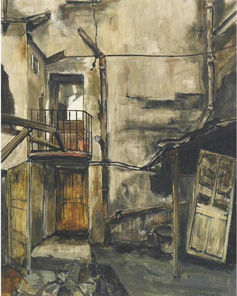 Albert Jacques Franck (1899-1973) - Montmartre Courtyard