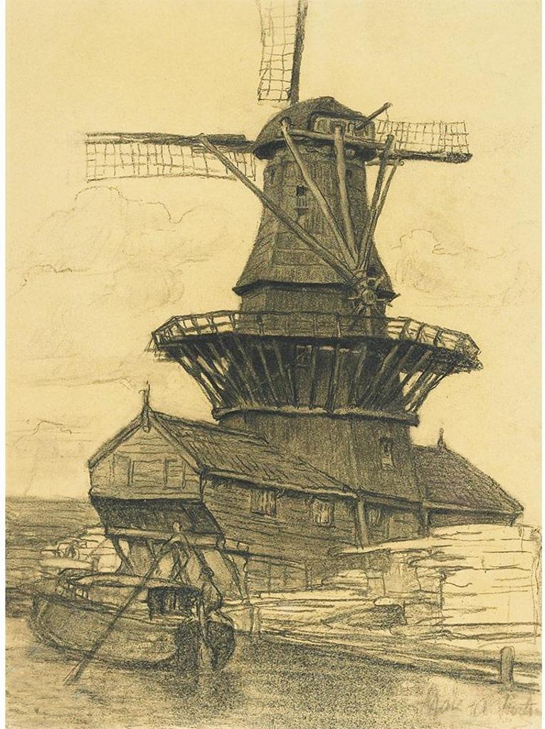 Marc-Aurèle Fortin (1888-1970) - Windmill