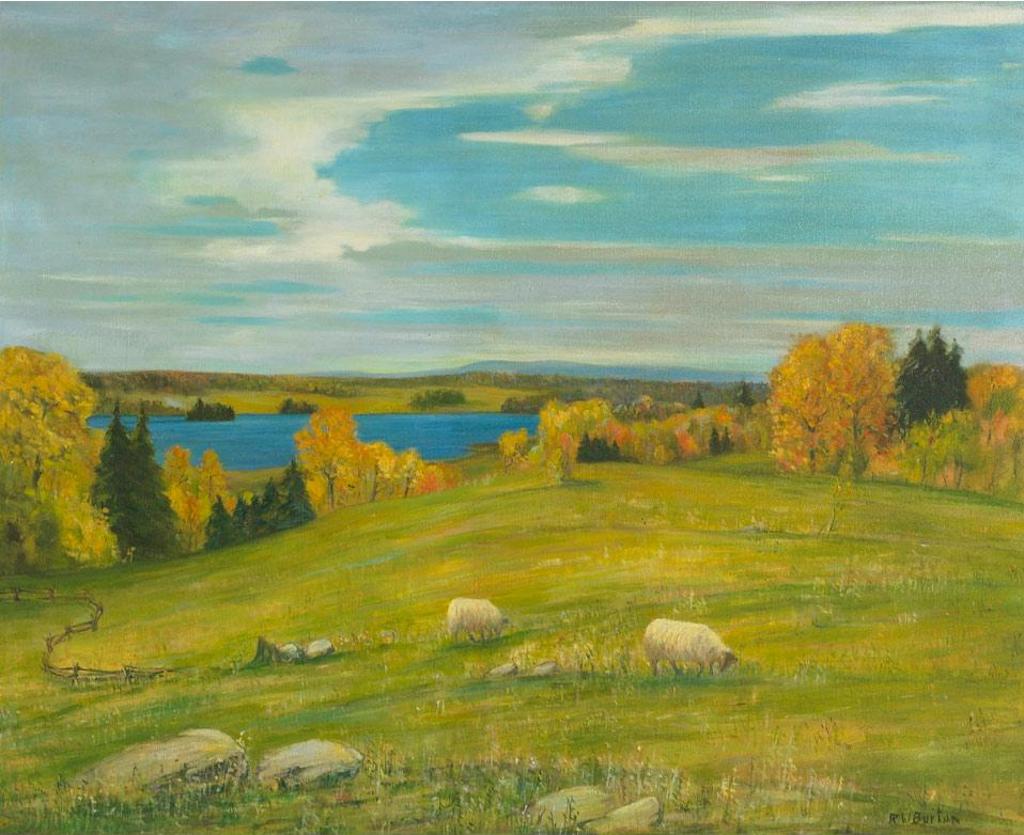 Ralph Wallace Burton (1905-1983) - Sheep At Pasture