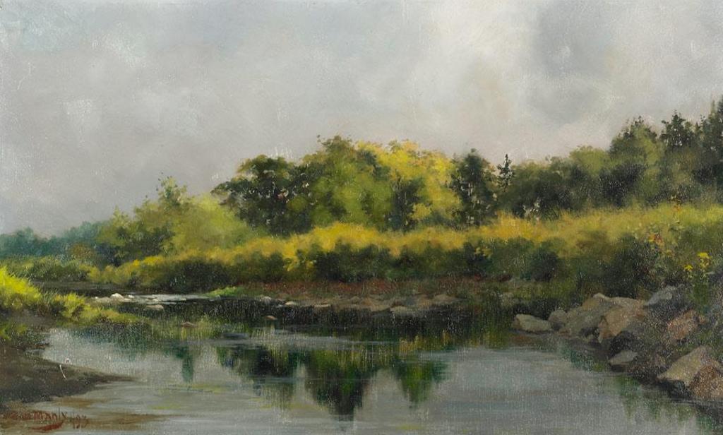 Charles MacDonald Manly (1855-1924) - River Landscape