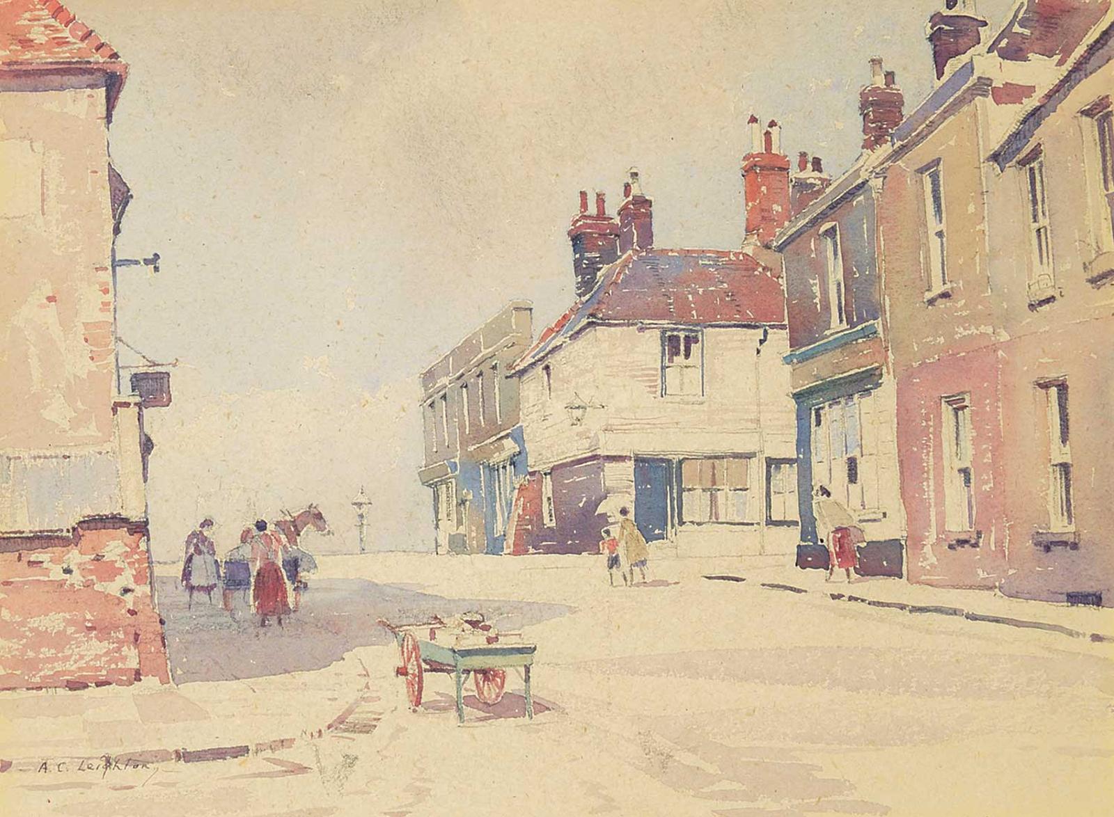 Alfred Crocker Leighton (1901-1965) - Old Houses - Hastings