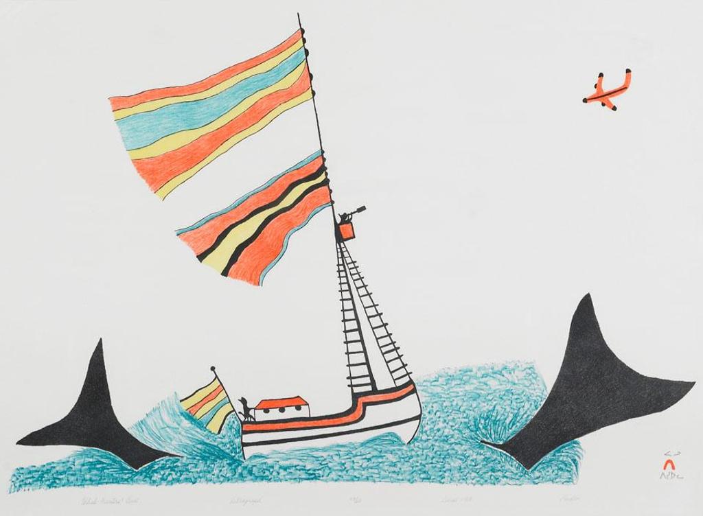 Pudlo Pudlat (1916-1992) - Whale Hunter’S Boat