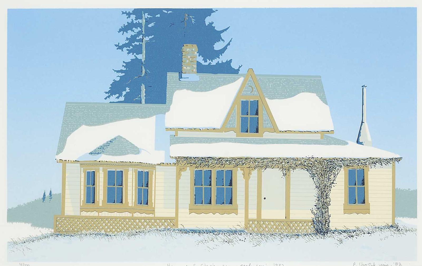 Peter Shostak (1943) - Home of S. Stephanssan - Early Spring 1982  #4/50