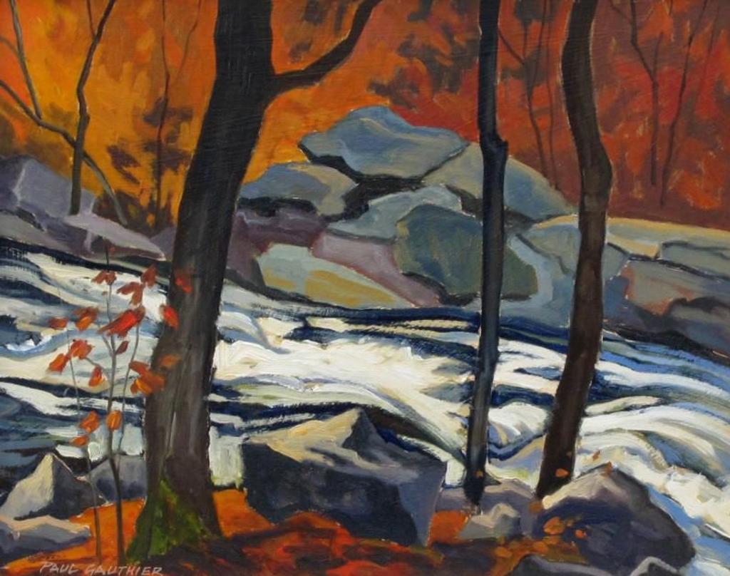 Paul F. Gauthier (1937) - Rapids On The Oxtongue River; 1979