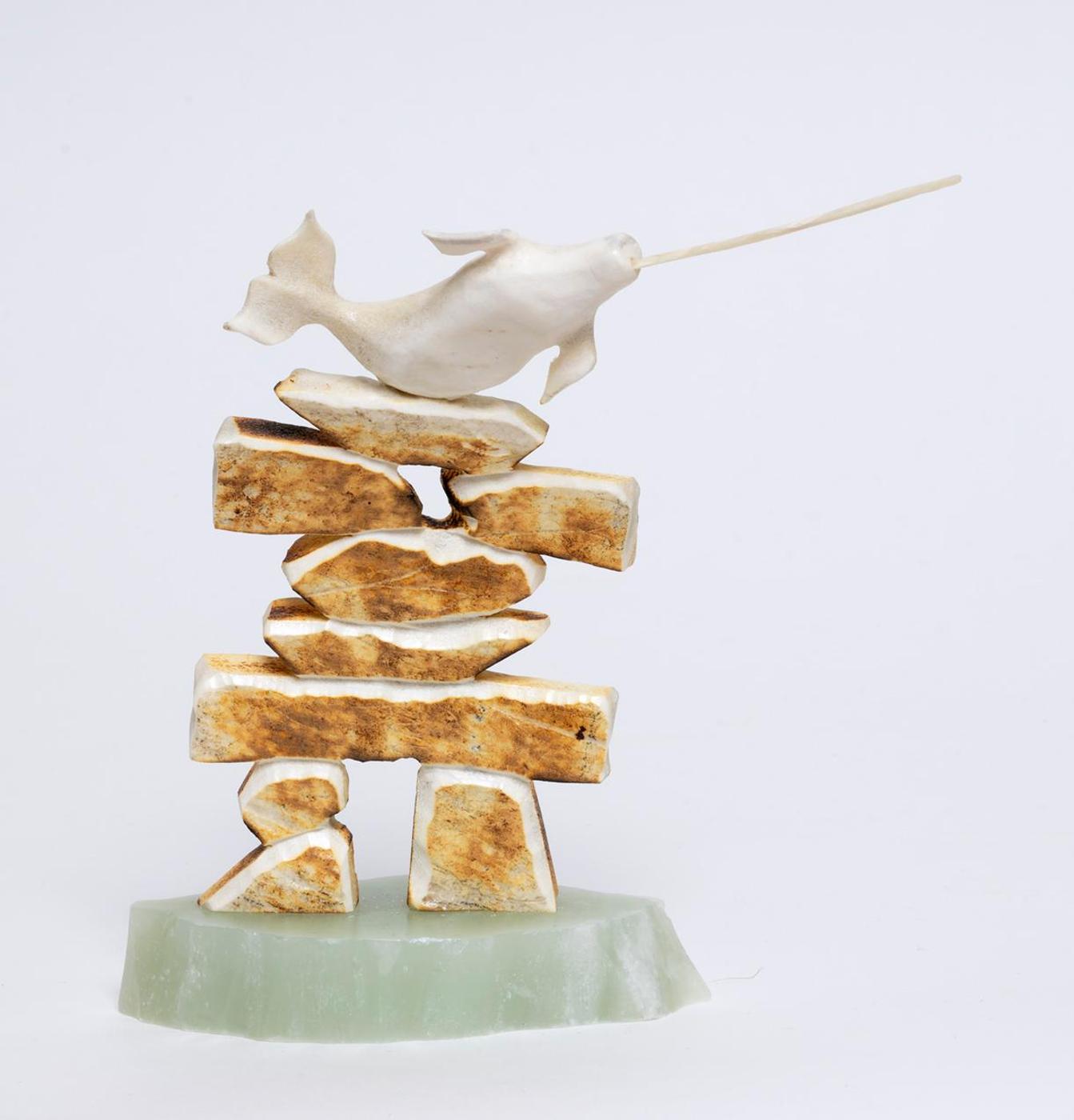 Ron Taylor (1967-2011) - Inukshuk and Narwhal