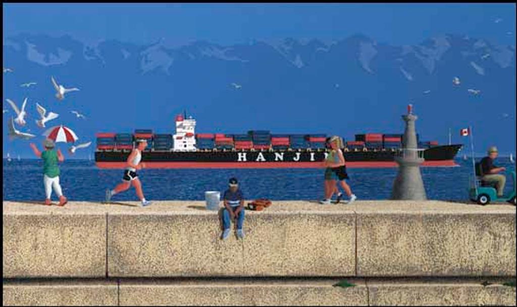 Neil Woodward (1947) - Victoria Breakwater in July