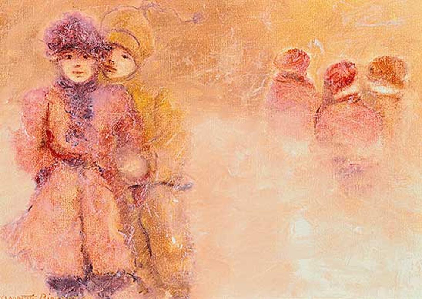 Claudette Rinfret (1932) - Untitled - Staying Warm