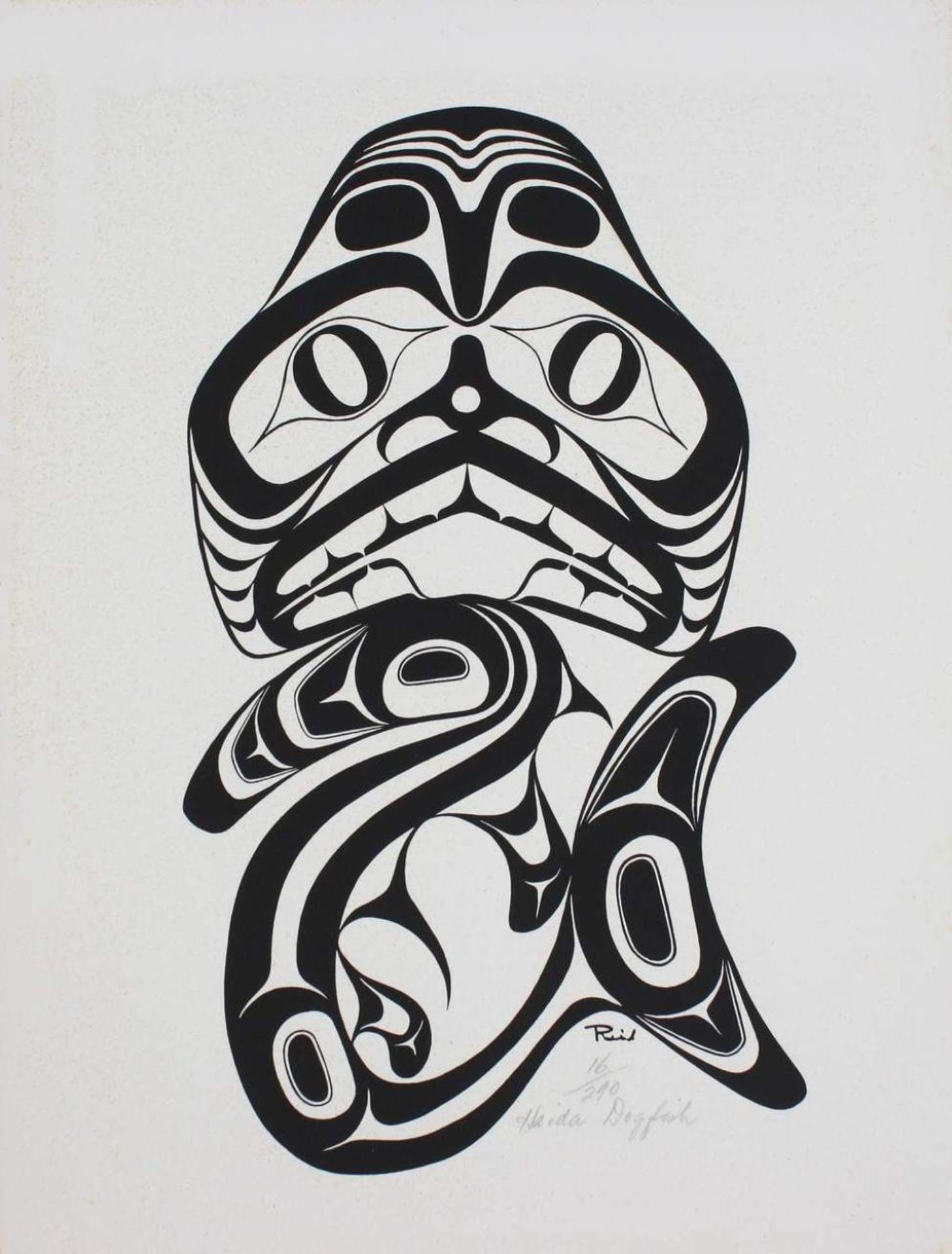 Bill (William) Ronald Reid (1920-1998) - Haida Dogfish