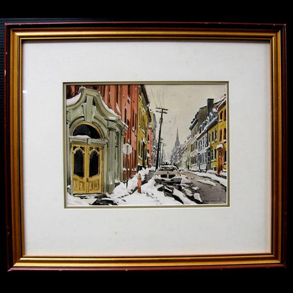 Arto Yuzbasiyan (1948) - Quebec Watercolour; Signed Lower Right; Titled To Label Verso