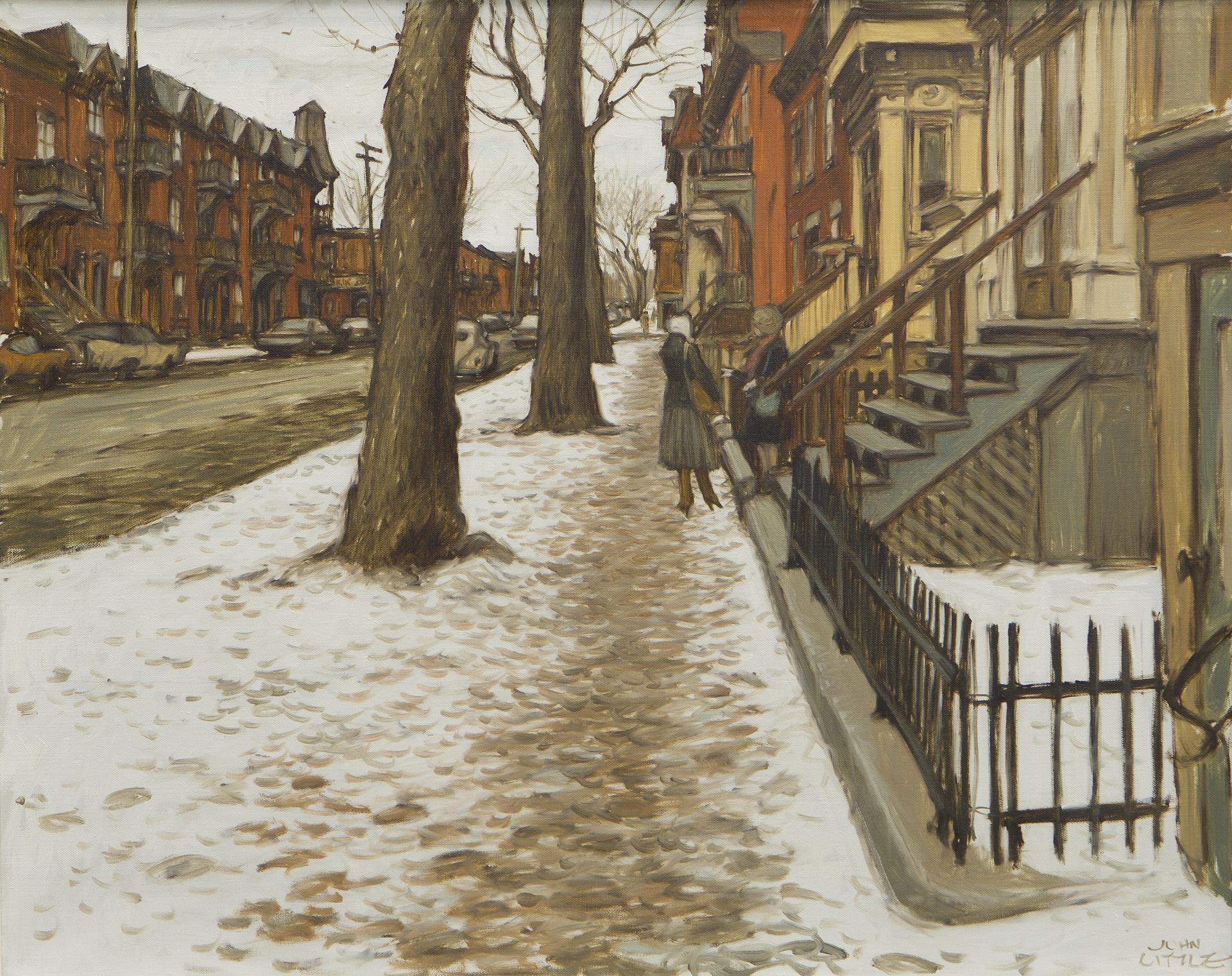 John Geoffrey Caruthers Little (1928-1984) - Rue Laval vers Duluth, Montréal