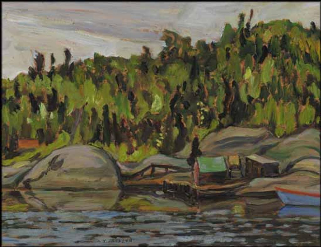 Alexander Young (A. Y.) Jackson (1882-1974) - Fishing Shacks, Wawa, Ontario