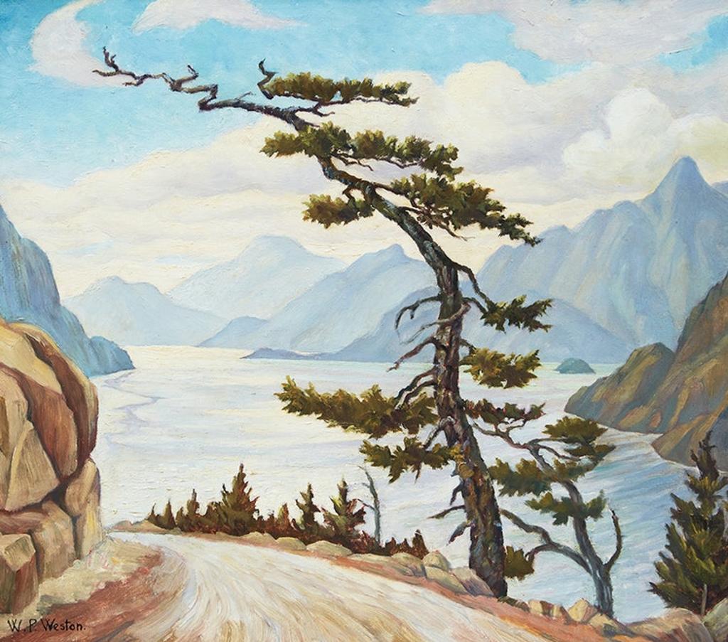 William Percival (W.P.) Weston (1879-1967) - Howe Sd. from Squamish Road