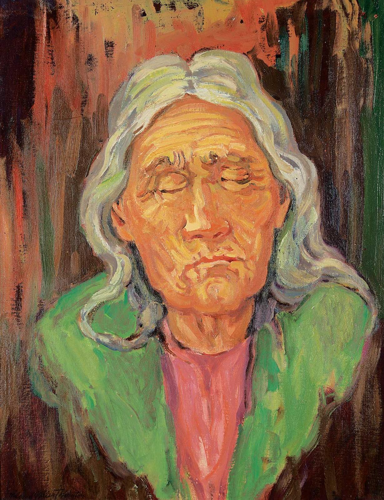 Mildred Valley Thornton (1890-1967) - Helen, Widow of Almighty Voice, Cree [Old Blind Helen]