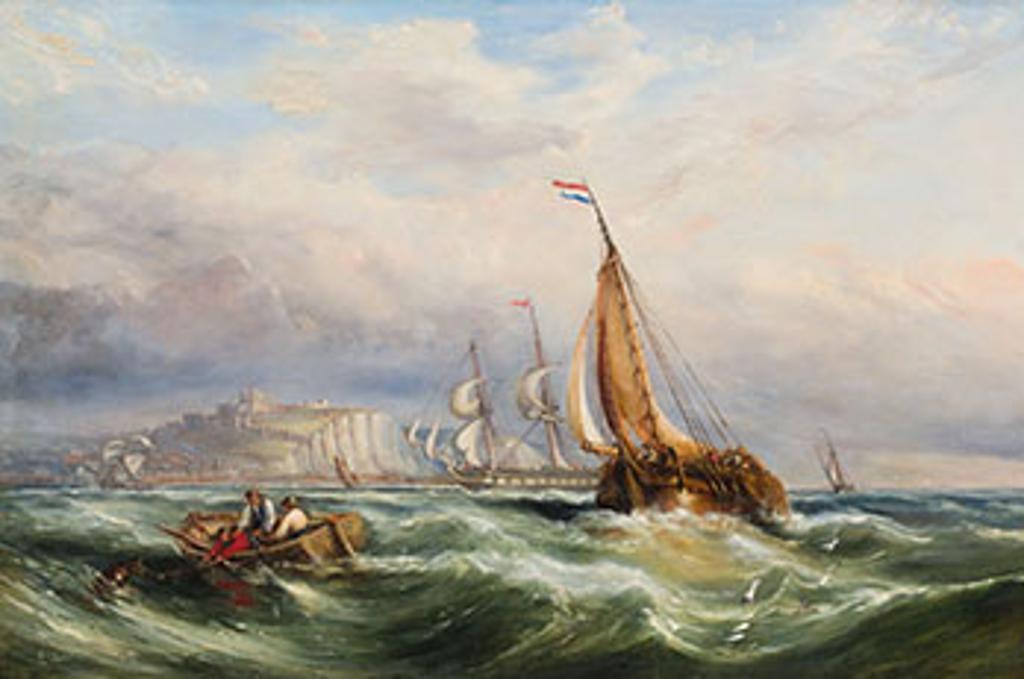 Ebenezer Colls (1812-1887) - Nautical Scene