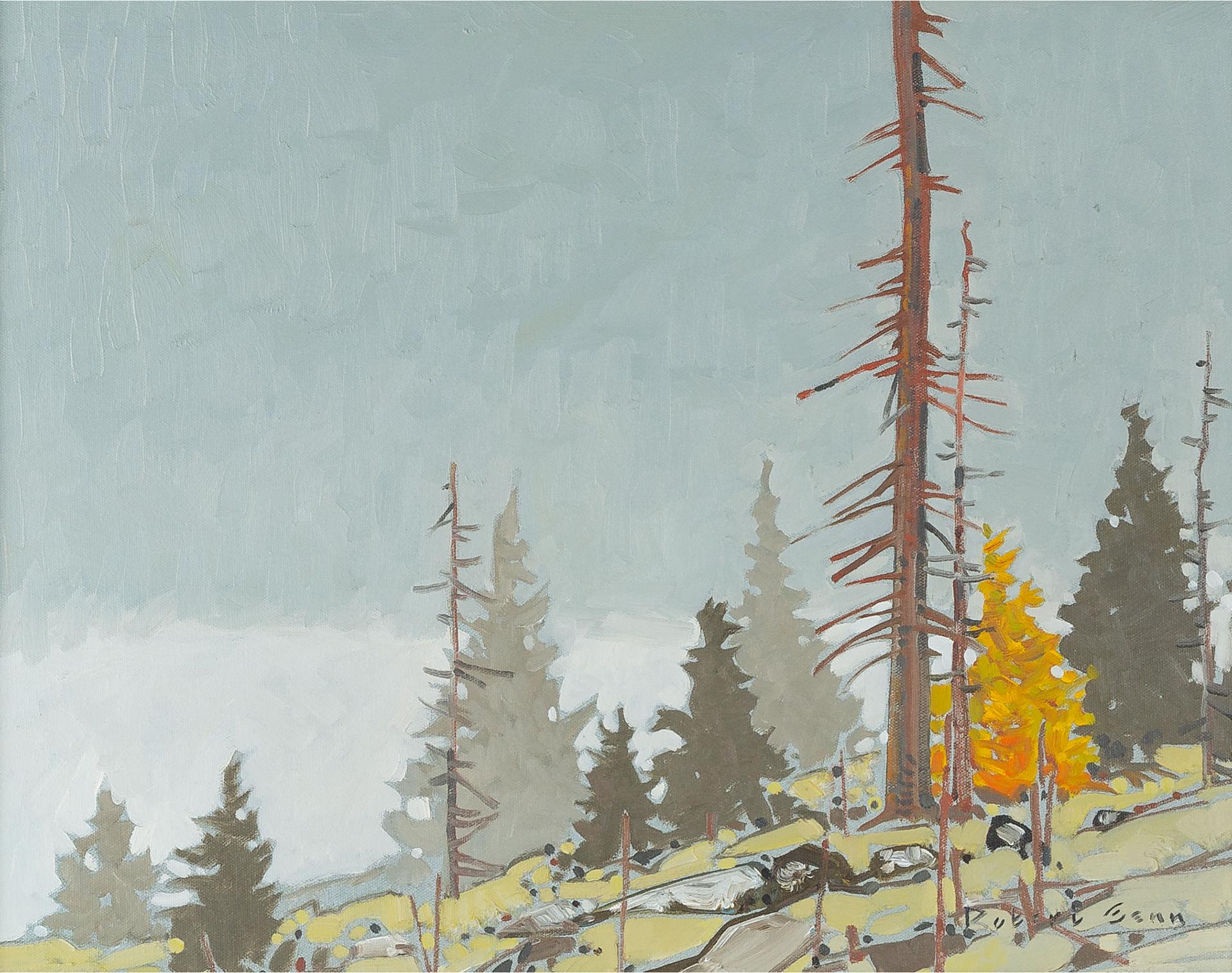 Robert Douglas Genn (1936-2014) - Cariboo Forest Fog, 1974