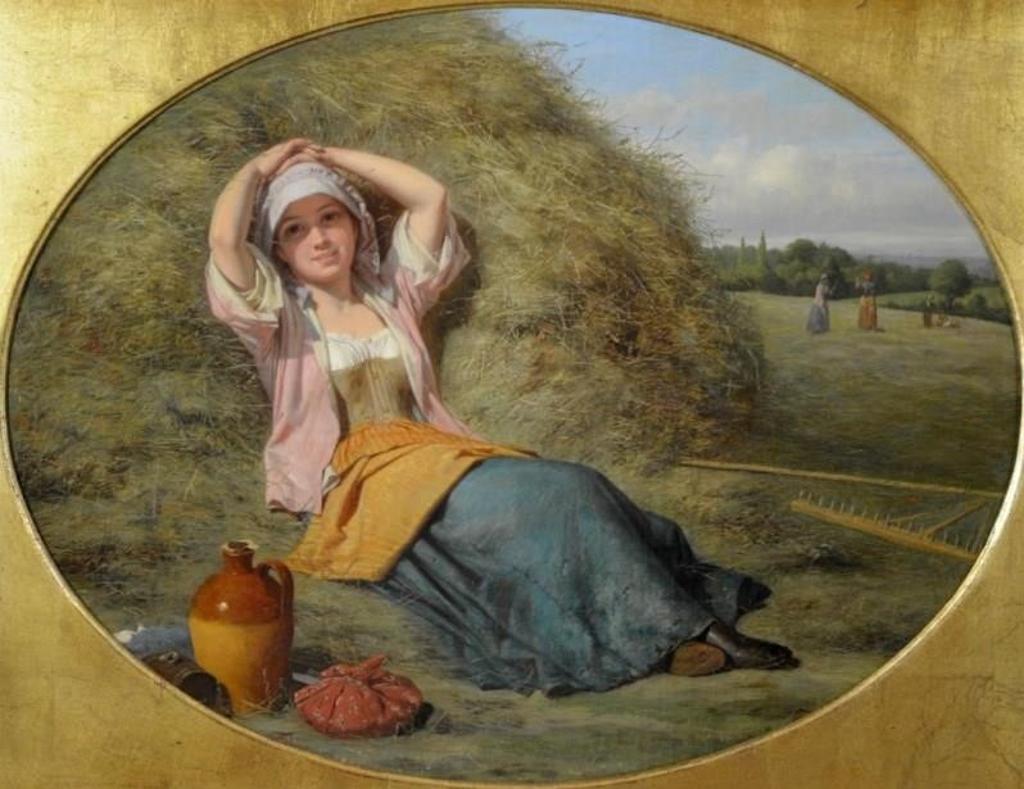 J.O. Banks (1856-1873) - Peasant girl