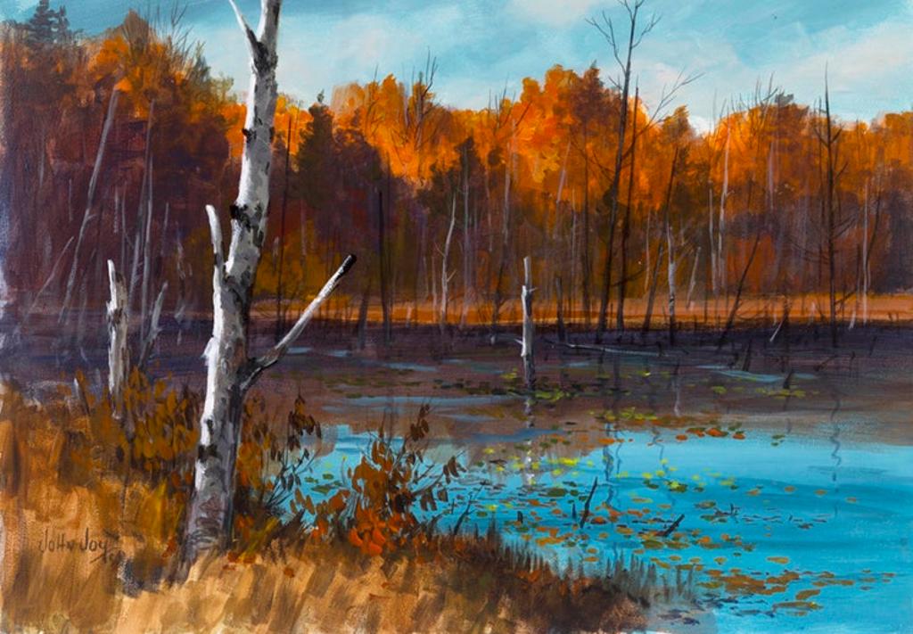John Joy (1925-2012) - Autumn River Landscape