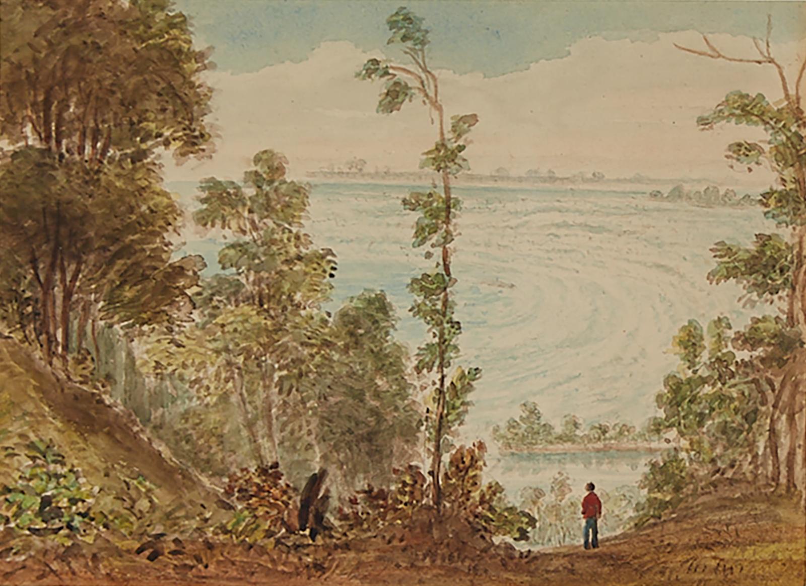 James Pattison Cockburn (1778-1847) - Niagara Rapids, Morning, July 15 1827