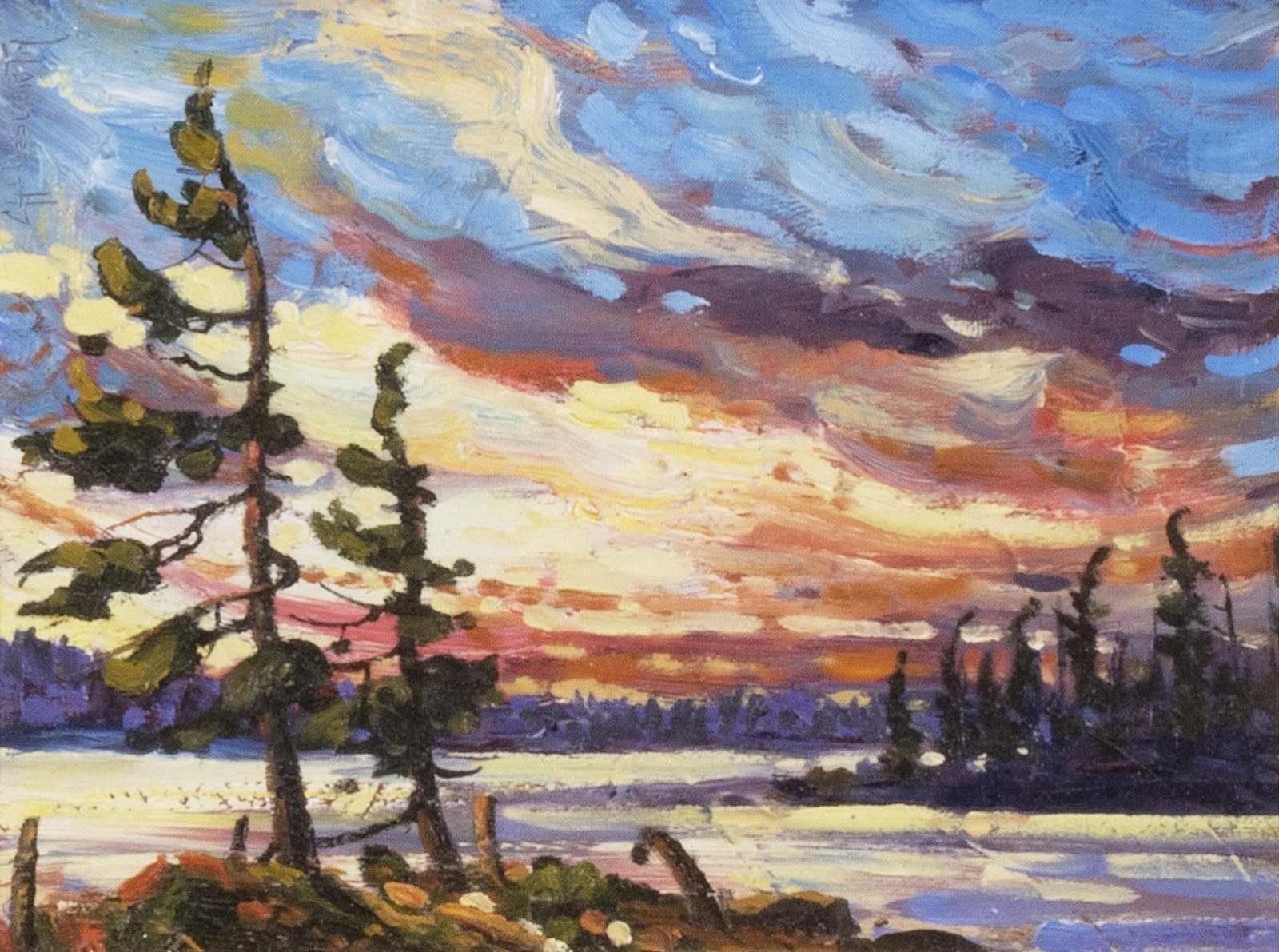 Rod Charlesworth (1955) - Evening Sky, N.W.T