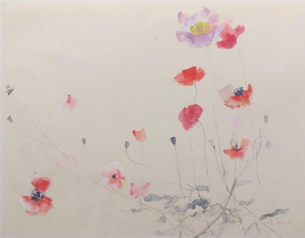 Molly Joan Lamb Bobak (1922-2014) - Poppies, c.1971